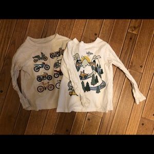 Gap printed long sleeve shirts
